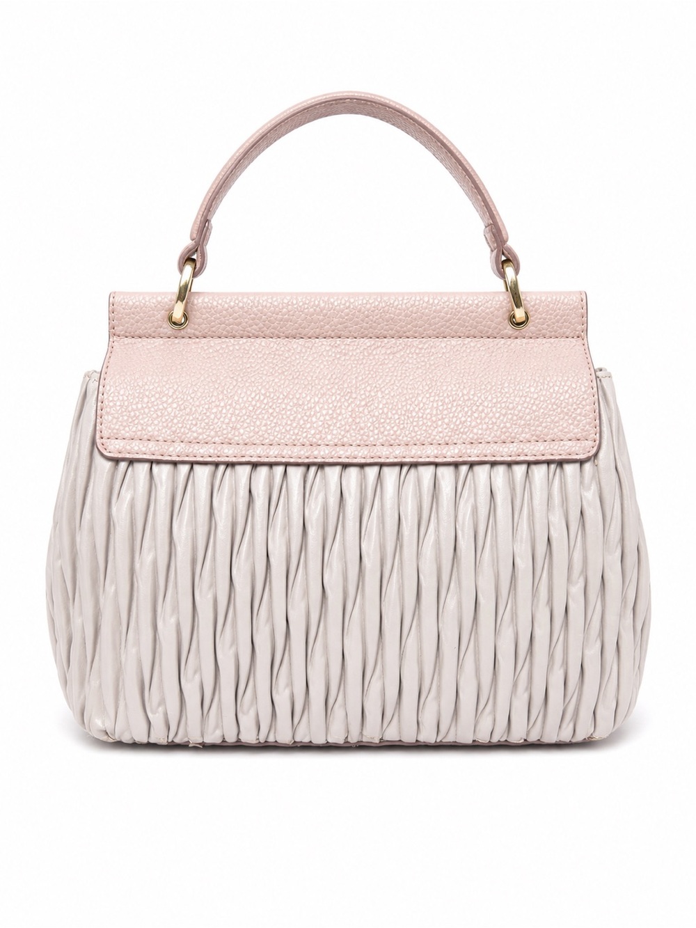 Jill Stuart Bow Pleated Satchel / Top Handle Bag - Picture 6 of 12